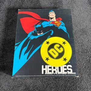 COMPLETE DC Heroes Role Playing Game Mayfair 2nd Edition - 1989 - Justice League